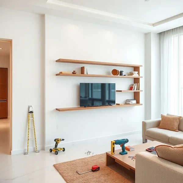Wall Shelves Installation